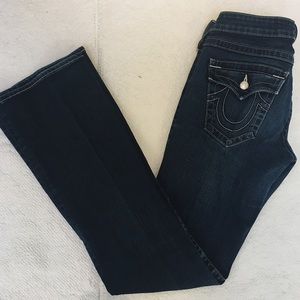 True Religion Dark Wash Flare Jeans - Unworn